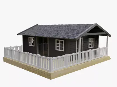  scandinavian house 3D model
