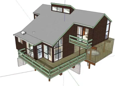 Creative Design-Holiday Cabin-079 3D model