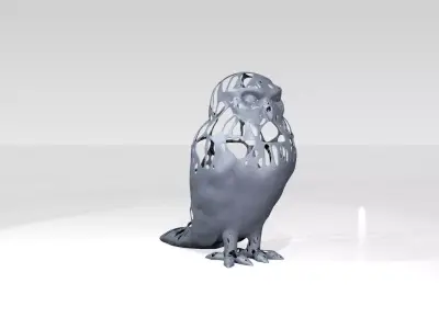 Owl Dust Voronoi 3D model