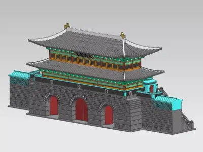 Gwang-Hwa-Mun of KOREA 3D print model