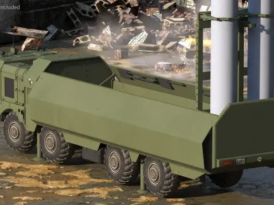  300P Bastion-P Missile System Armed Position 