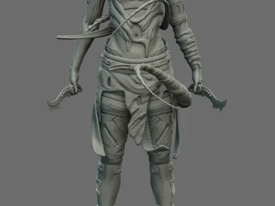 Yofiel - Angel of Divine Beauty 3D model