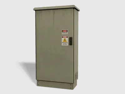 ElectricBox 3D model Pack Low-poly 3D model