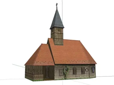 Architecture-Religion-God-Culture-Temple-049 church 3D model