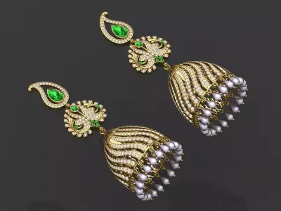 Jhumka 001 3D print model