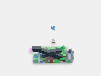 LEGO Minecraft The Sword Fortress 21244 3D model