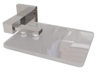 Modern Bathroom Accessory Set for Interiors 3D model