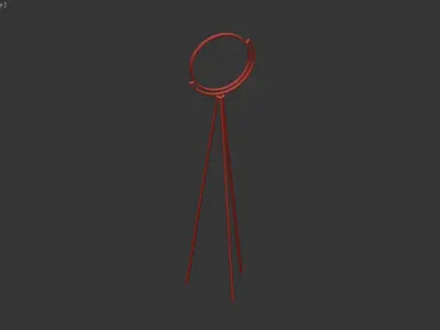 Modern LED Floor Lamp 3D model purchase
