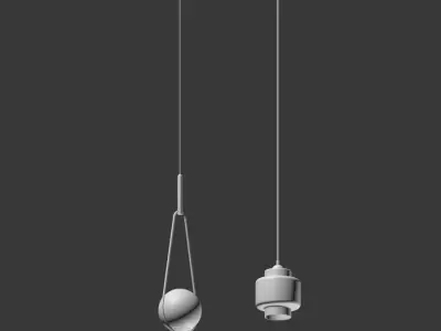 Ceiling Light Collection 3D model