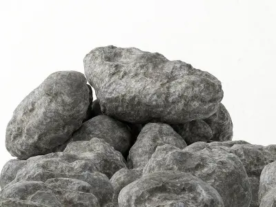 Stone collection n6 3D model