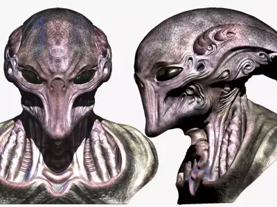Xenovoid Sentinel 3D model