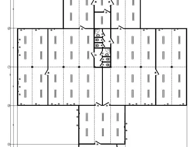  Kindergarten Modular Building 460m2 3D model