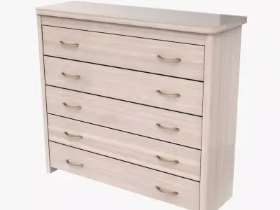 Cabinet  Light Wood  3D model