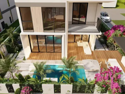 3D Exterior Scene 3D model design garden and landscape 3D  3D model buy