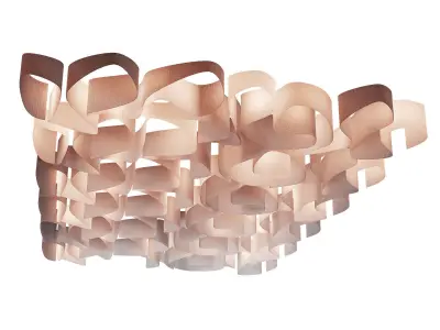 Fabric suspended ceiling 2 3D model