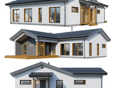 Alpine house C-12 3D model