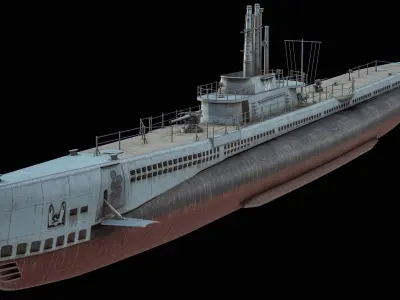  USS Archerfish Submarine PBR 