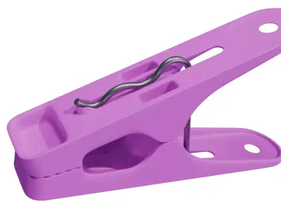 Plastic Clothespins  3D model