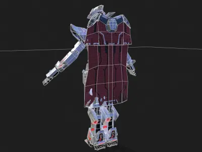 PSO 2 Soro Female And Soro Male Low-poly 3D model