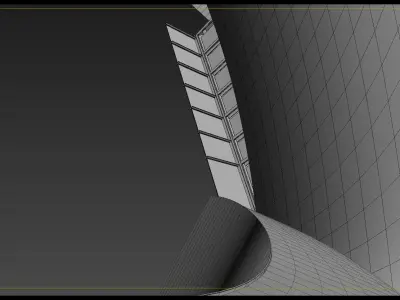 Gehry Disney ConcertHall form The Third an The Seventh Shortfilm 3D model