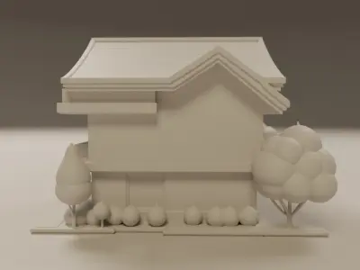house model 3D print model get