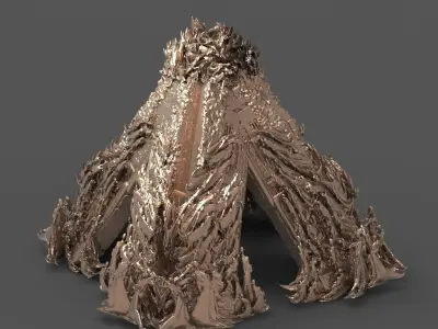 Hell pyramid Ghost sides 3D model