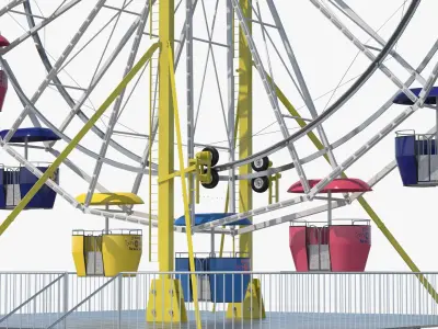  Small Ferris Wheel on Platform 