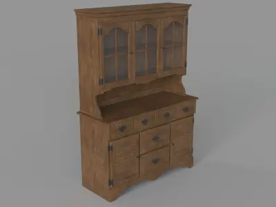 Vintage Buffet 3D model