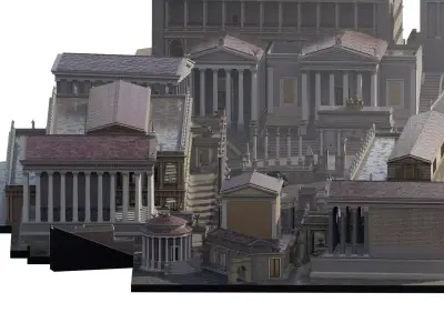 Roman forum 3D model