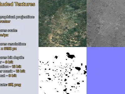 Daqing China City Landscape 3D Model 3D model