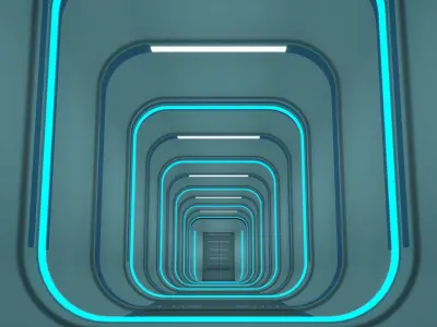 Sci Fi Tunnel  3D model order