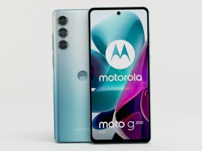  Motorola Moto G200 5G 3D model