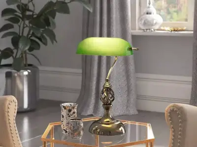 Bratton Bankers Light Lamp 3D model