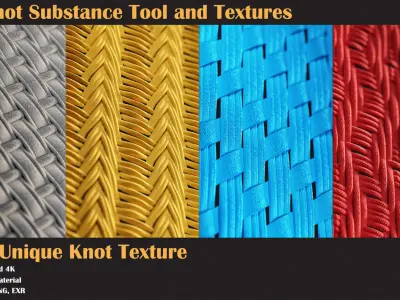 34 Tileable Knot Pattern - VOL 10   Texture