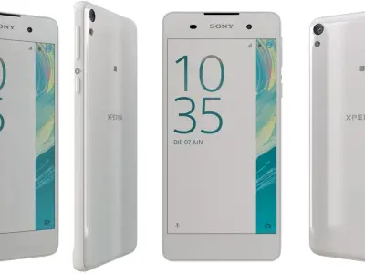 Sony Xperia E5 White 3D model