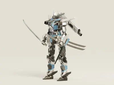 Mecha Riven 3D model