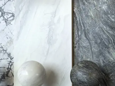 Porcelanosa Xtone 3in1 Tile Set - Elegant Marble Textures Texture
