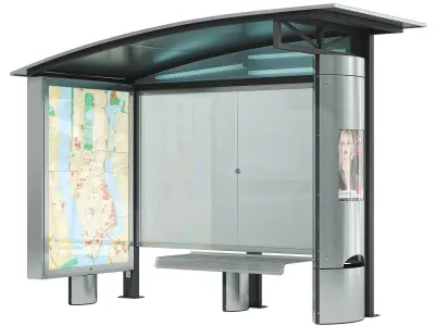 Artform Urban Alhena Shelter 3D model