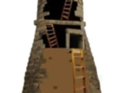 CheomSeongDae light tower 3D model