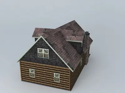 Vacation Cabin Free 3D model
