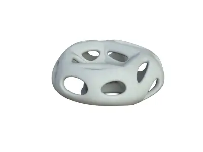 SciFi Cube Object No 66336 Low Poly Shape Low-poly 3D model