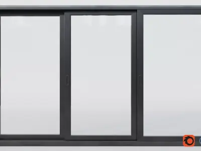 Sliding Door 3d Model 3090 mm x 1920 mm 3D model