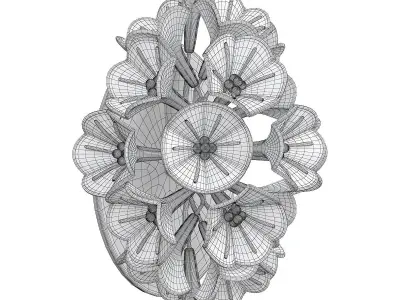 Corbett Jasmine Wall Sconce 3D model