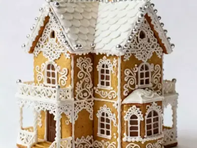 Fantasy Gingerbread Architecture Collection 3D Model Pack