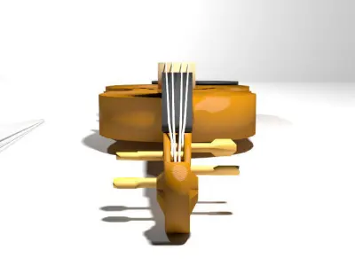 Violin 3D model