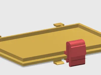 Fiat 500 Front Wheel Arch Liner Blanking Plug 3D print model