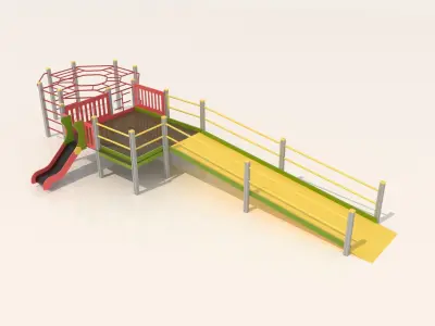 Playground for kids 3D model