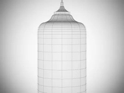 Bella Modern Pendant Light 3D model