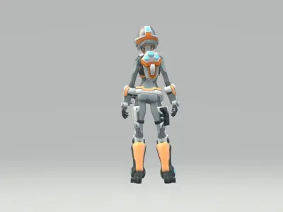 Astro 3d project  Low-poly 3D model