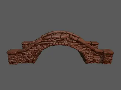 Stone Bridge 3D Print 3D print model